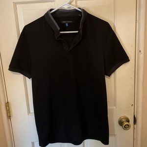 Mandarin Collar Mens Polo - medium